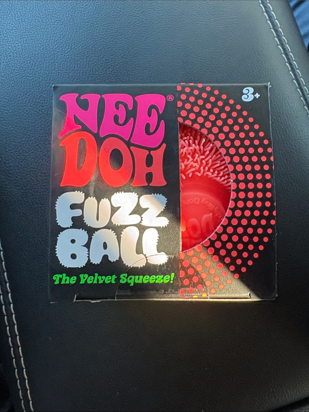 NIB NeeDoh Fuzz Ball Coral 2.5” Schylling velvet squeeze edition ✨ 🧡